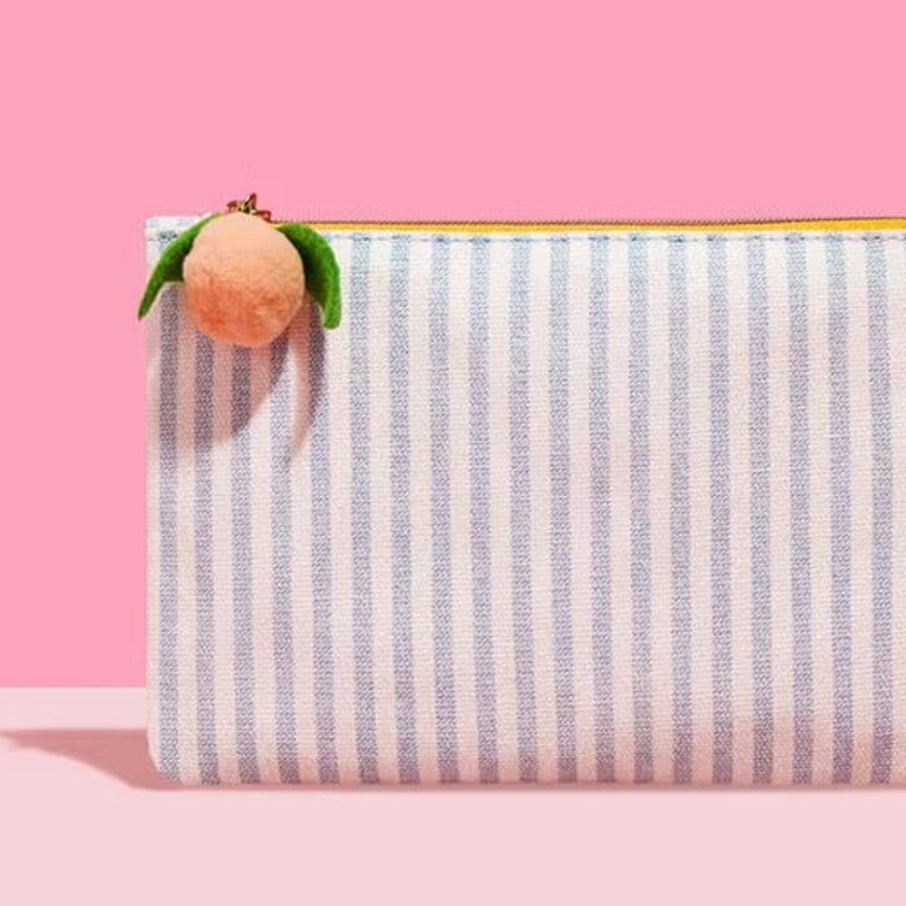 New Ipsy Cosmetic or toiletry bag Peach theme